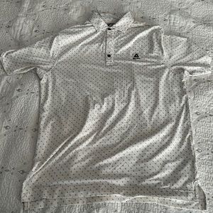 White and paisley FJ Big Canoe Golf Shirt (Slim Fit) XL